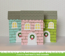 Load image into Gallery viewer, scalloped treat box winter house add-on