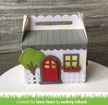 Load image into Gallery viewer, scalloped treat box spring house add-on