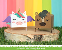 Load image into Gallery viewer, tiny gift box unicorn and horse add-on