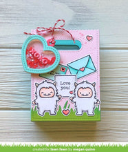 Load image into Gallery viewer, heart shaker gift tag

