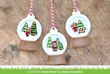 Load image into Gallery viewer, snow globe gift tag
